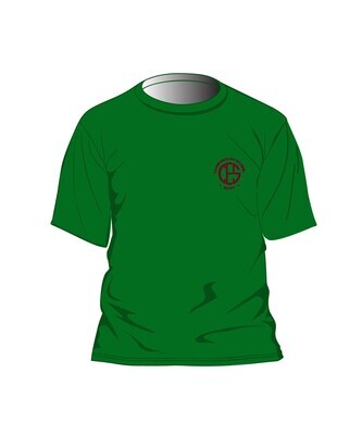House T-Shirt S.S. Green adult sizes (XS-3XL)