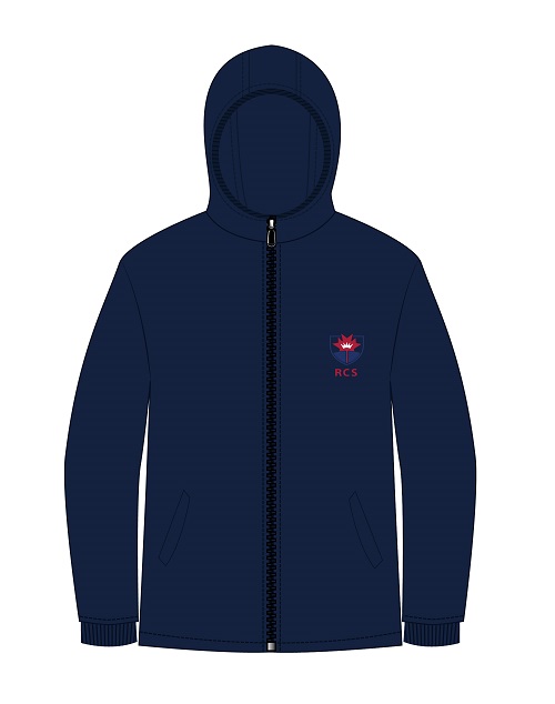 Jacket Waterproof Navy (4-14) and adult sizes (XS-XL)