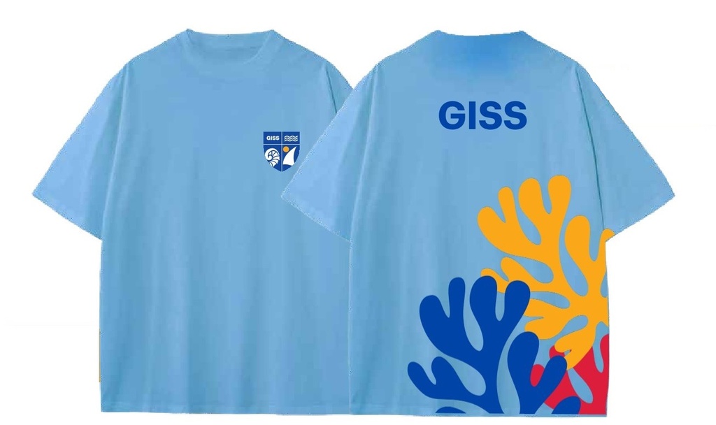 PE T-Shirt S.S.  (6-14)and adult sizes(XS) (Light Blue)