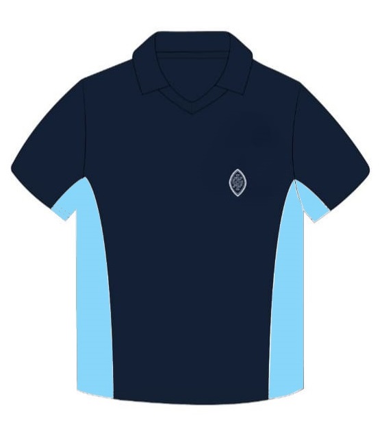PE T-Shirt S.S. Navy (2-14) and adult sizes (XS-S)