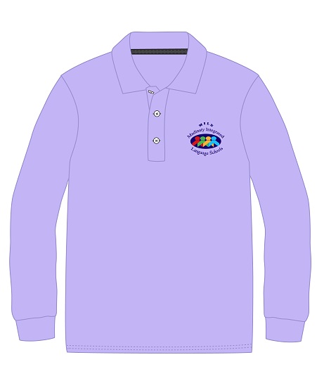 Polo Shirt L.S. Lilac (3-8)