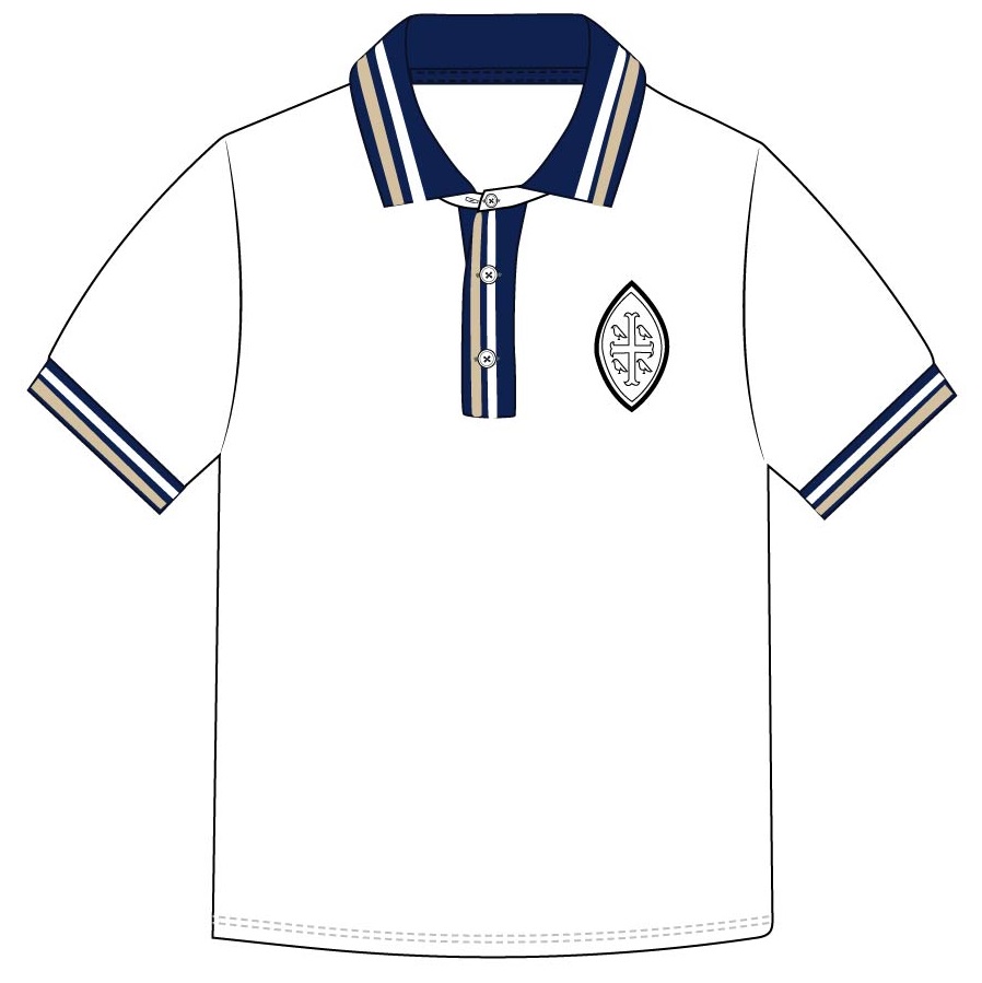 Polo Shirt S.S. White (2-8)