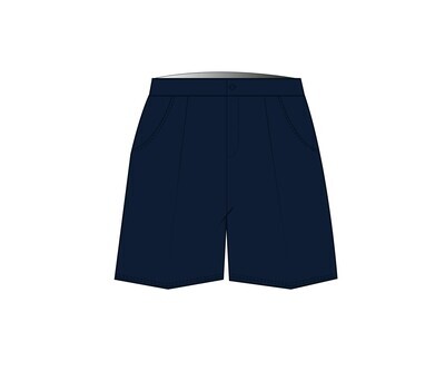 Shorts Elastic Waist Navy (2-7)
