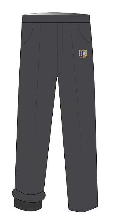 Trousers Fully Lined Grey (3-14)