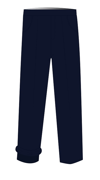 Trousers Fully Lined Navy (3-7)