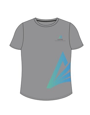 PE T-Shirt S.S. Grey adult sizes (XS-5XL)