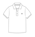 Polo Shirt S.S. White adult sizes (XS-2XL)