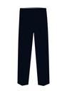 Trousers Elastic Waist Navy (2-8)