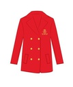 Coat Girls Red adult sizes (2XS-XS)