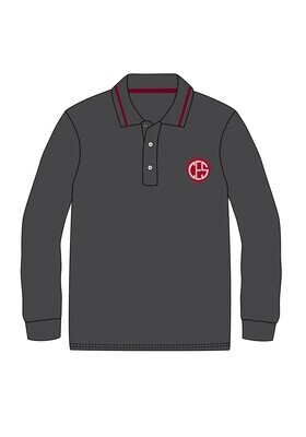 Polo Shirt L.S. Grey (6-14)
