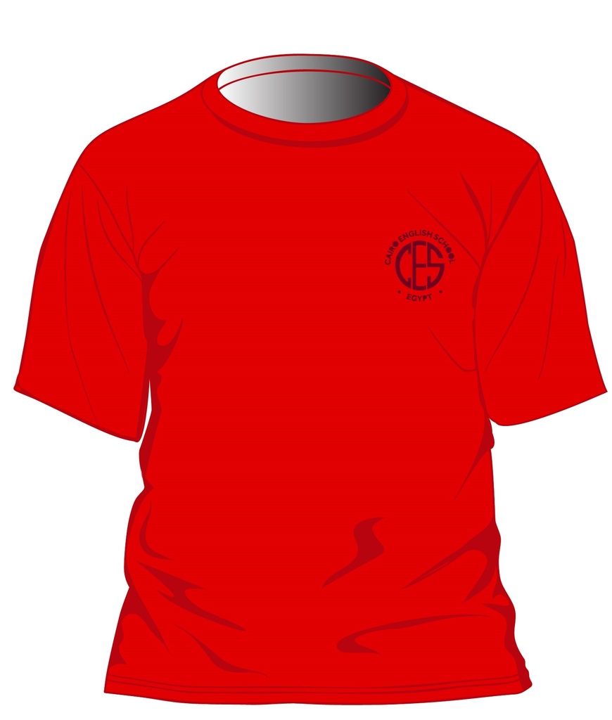 House T-Shirt S.S. Red adult sizes (XS-3XL)