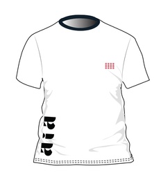 PE T-Shirt S.S. White    adult sizes (XS-4XL)