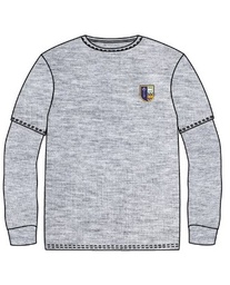 PE T-Shirt L.S. Grey adult sizes (XS-XL)