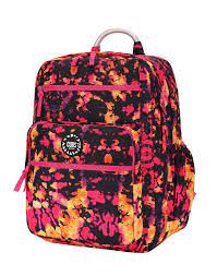 Senior Student Backpack Fuchia/Yellow Tie Dye