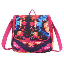 Senior Student Backpack Deep Black/Fuchia Tie DYE