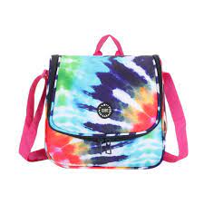 Senior Student Backpack Bright Red Tie Dye