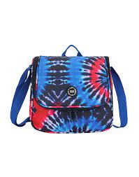 Senior Student Backpack Two Tone Blue Tie Dye