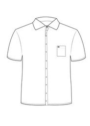 Shirt S.S. White  (6-16)