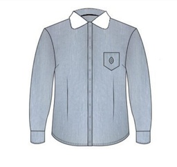 Shirt L.S. Grey (7-14) and adult sizes (XS-S)