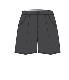[191] Shorts Unisex Grey adult sizes (2XS-6XL)