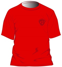 [187] House T-Shirt S.S. Red (4-14)