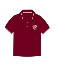 [187] Polo Shirt S.S. Burgundy (3-8)