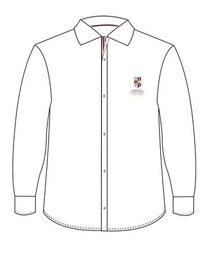 Shirt L.S. White (7-14)
