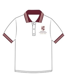 Polo Shirt S.S. White adult sizes (XS-M)