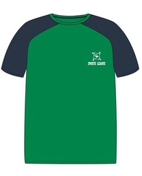 PE T-Shirt S.S. Green x Indigo (3-14)