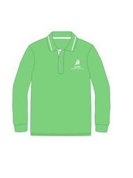 Polo Shirt L.S. Green (3-14)