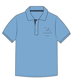 Polo Shirt S.S. Light Blue (3-8)