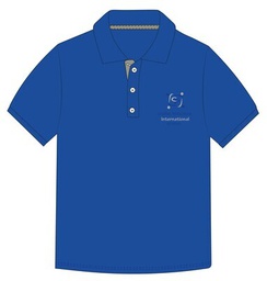 [257] Polo Shirt S.S. Blue adult sizes (XS-2XL)