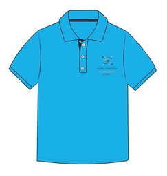 [257] Polo Shirt S.S. Turquoise adult sizes (XS-S)