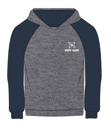 [257] Sweatshirt adult sizes Grey x Indigo (XS-4XL)