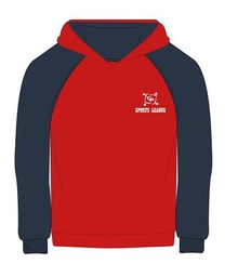 Sweatshirt adult sizes Red x Indigo (XS-3XL)