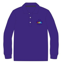 [259] Polo Shirt L.S. Purple (5-14)