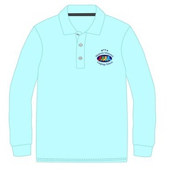 Polo Shirt L.S. Light Turquoise (3-8)