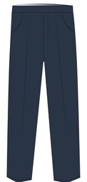 [261] Trousers Elastic Waist Indigo (3-8)
