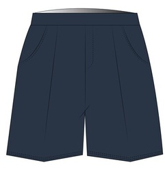 [261] Shorts Elastic Waist Indigo (3-7)