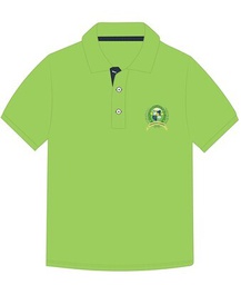 [262] Polo Shirt S.S. Green adult sizes (XS - 2XL)