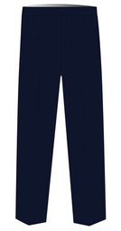 [263] Trousers Elastic Waist Navy (2-7)