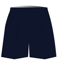 [263] Shorts Elastic Waist Navy (2-7)