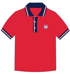 [263] Polo Shirt S.S. Red  (6-14)