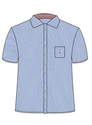 Shirt S.S. Blue adult sizes (XS-6XL)
