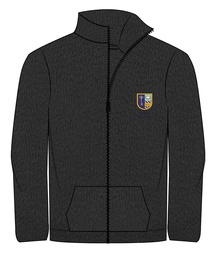 [267] Jacket Fleece Grey (3-14) and adult sizes (XS-M)