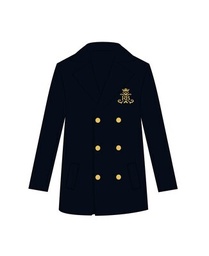 [270] Coat Boys Navy adult Sizes (2XS-XL)