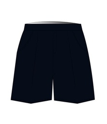 [271] Shorts Elastic Waist Navy (2-7)