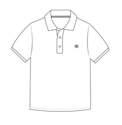 [271] Polo Shirt S.S. White - RB (2-18)