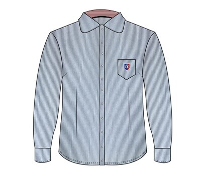 [266] Blouse L.S. Grey adult sizes (XS-5XL)