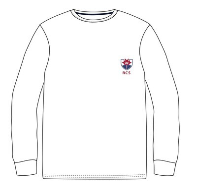 [277] PE T-Shirt L.S. White (2-14)